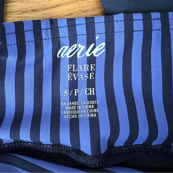 Aerie Womens Wide Leg Evase Pants Size Small-‎ Blue - Picture 4 of 5